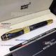 Perfect Replica Mont Blanc Daniel Defoe Gold Clip Blue Rollerball Pen For Mens (4)_th.jpg